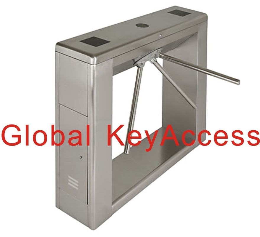 Customized Stainless Steel Vertical Tripod Turnstile Gate For Station , Office , Factory Entry Systems